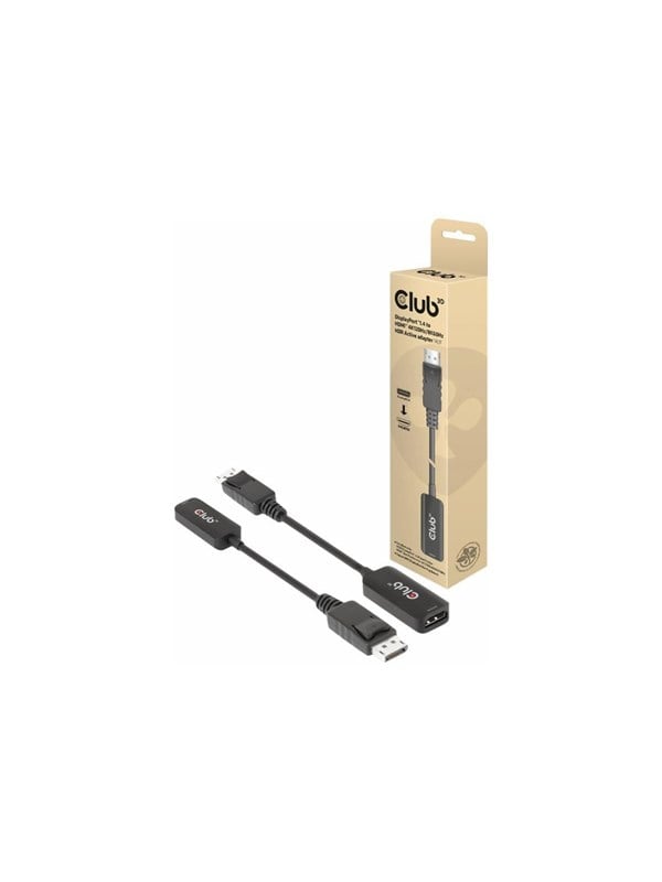 Kabeladapter DisplayPort til HDMI 4K 120 Hz / 8K 60 Hz HDR - Club 3D