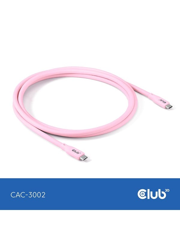 Club 3D - USB-C cable - 24 pin USB-C to 24 pin USB-C - 2 m