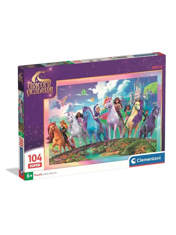 Clementoni Puzzle Super Unicorn Academy -1- 104 pieces Floor