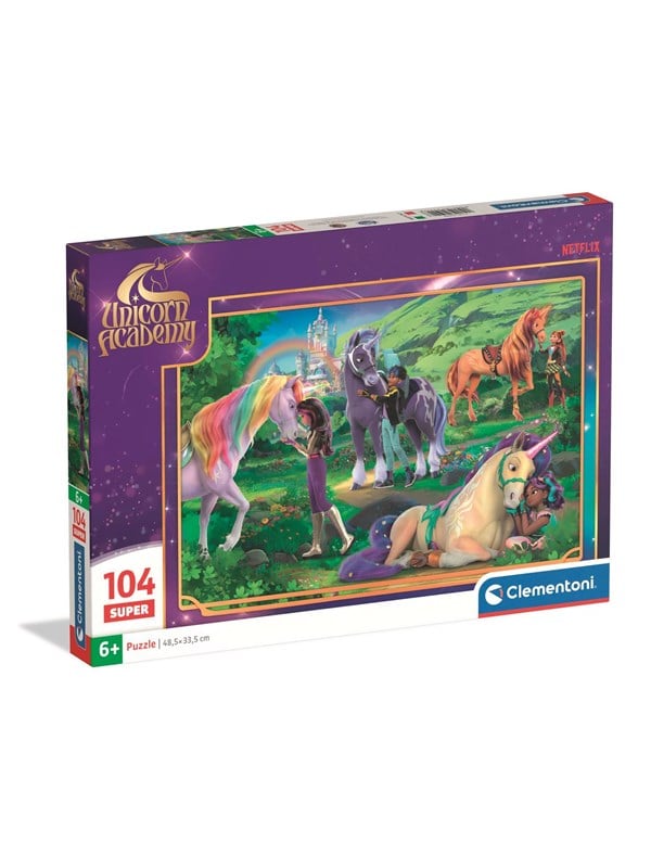 Clementoni Puzzle Super Unicorn Academy -2- 104 pieces Floor