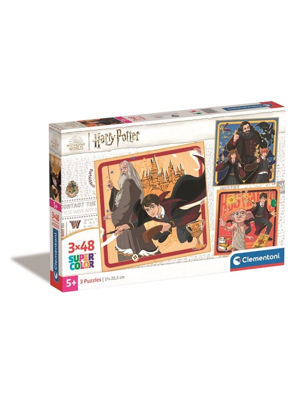 Clementoni Puzzle Square - Harry Potter 3x48 pieces Floor