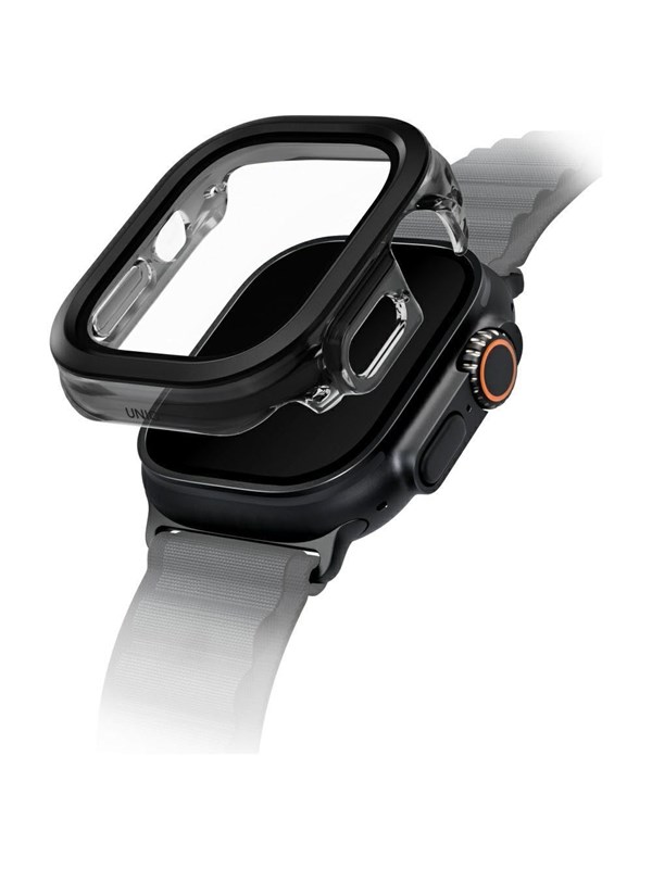 UNIQ Voute Tempered Glass Case for Apple Watch Ultra 49mm - Black