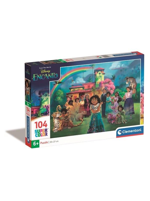 Encanto Puslespil - Disney - Super Color - 104 Brikker - Clementoni