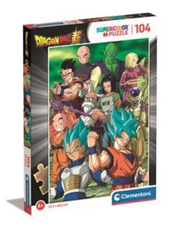 Clementoni Puslespil - Dragon Ball - Super Color - 104 Brikker