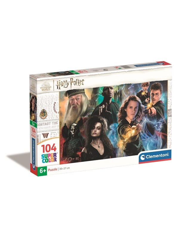 Harry Potter Puslespil - Super Color - 104 Brikker - Clementoni