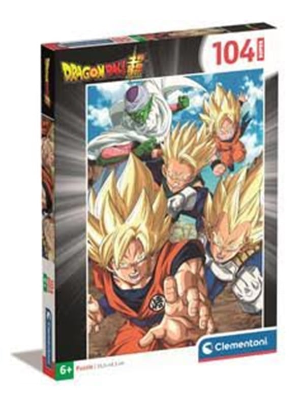 Clementoni Puslespil - Dragonball - 104 Brikker