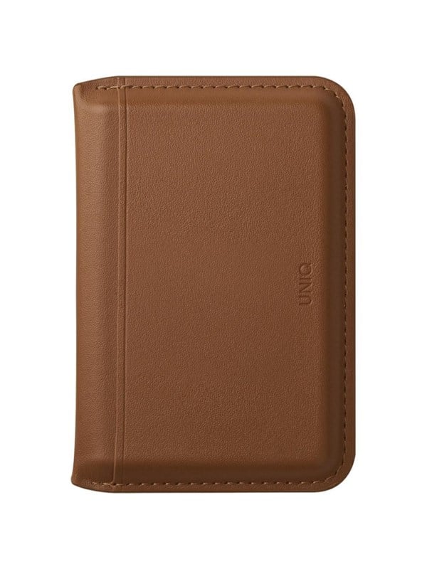 UNIQ Lyden DS RFID Magnetic Wallet with Phone Stand - Brown