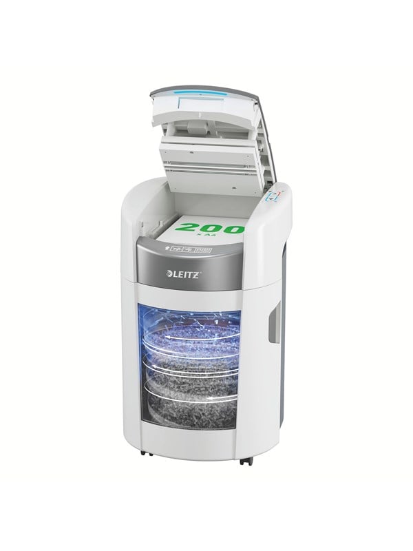 Leitz IQ OptiMax Autofeed Small Office 200 makulator krydsmakulering P4