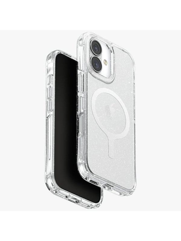 UNIQ LifePro Xtreme Magclick Charging Case for iPhone 17 - Clear-Glitter