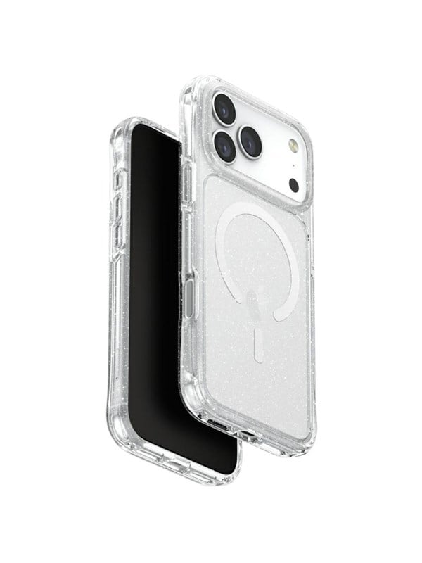 UNIQ LifePro Xtreme Magclick Charging Case for iPhone 17 Pro Max - Transparent-Glitter