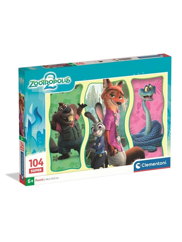 Clementoni Puzzle Super Zootopia 2 2025 104 pieces Floor