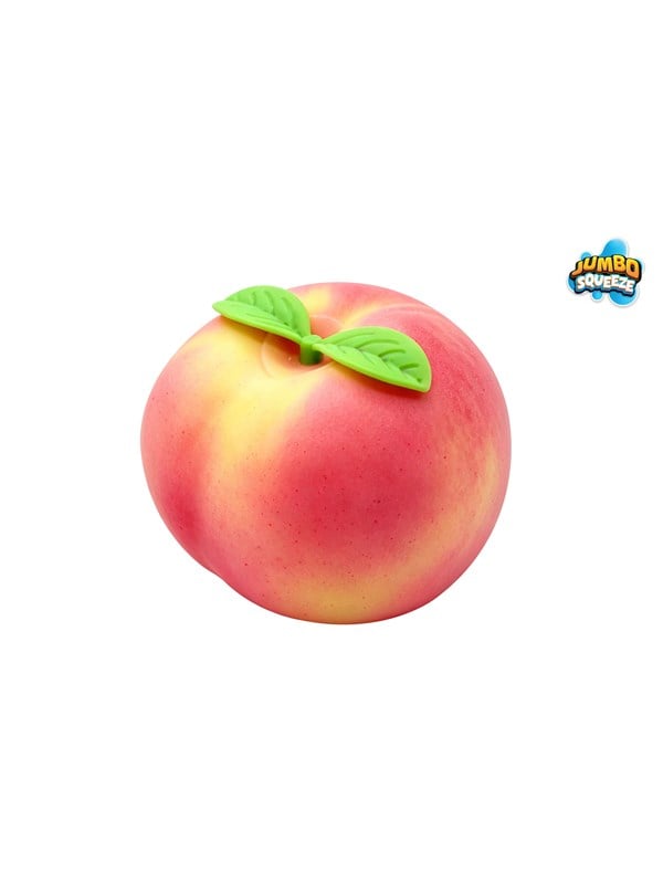 Trend Toys Jumbo Squeeze fersken 15cm CDU