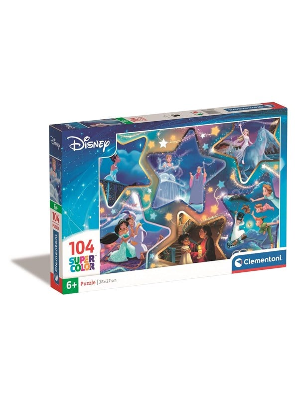 Disney Puslespil - Magiske øjeblikke - Super Color - 104 Brikker