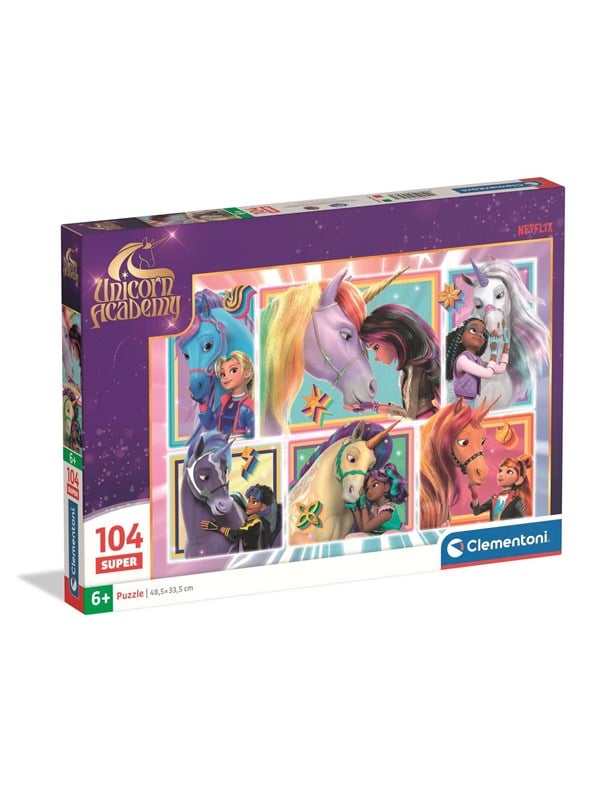 Clementoni Puzzle Super Unicorn Academy -3- 104 pieces Floor