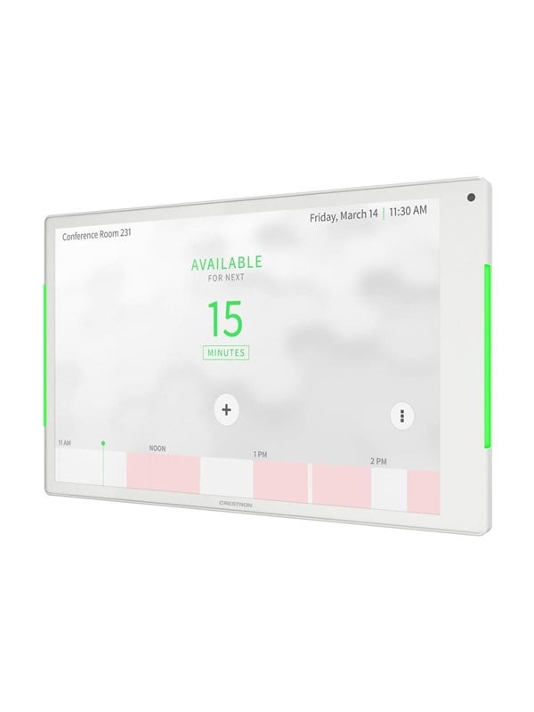 Crestron Electronics Crestron TSS-1080-W - room manager - 10.1" touch screen - 802.11a/b/g/n/ac/ax (Wi-Fi 6E) - white - Maks - Maks størrelse