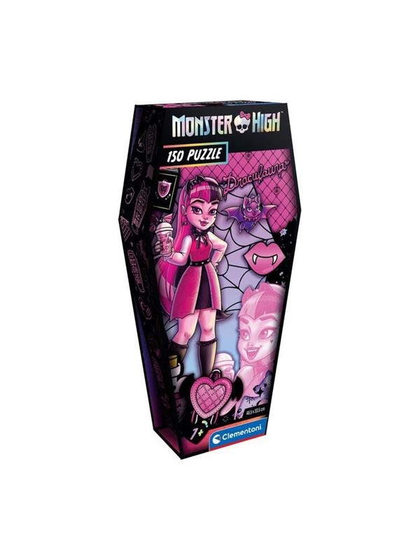 Clementoni Puzzle Monster High Coffin Pack Dracul 150 pieces 2D Puslespil