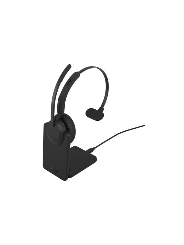Jabra Evolve3 45 UC - USB-A with Dongle - Mono (Charging Stand)