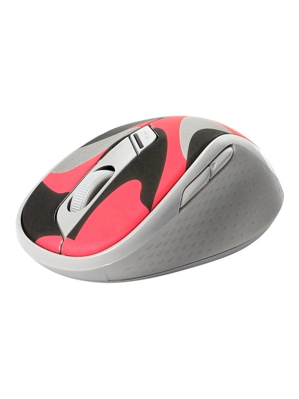 RAPOO M500 Silent - mouse - 2.4 GHz Bluetooth 4.0 Bluetooth 3.0 - red - Mus - Optisk - 6 knapper - Grå