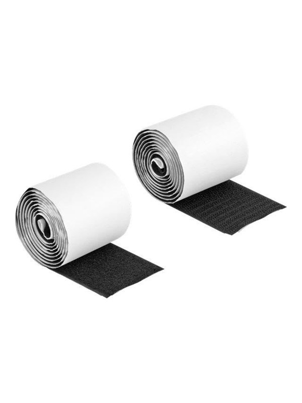 Selvklæbende burrebånd DeLOCK 19063 - 1 m x 50 mm, sort