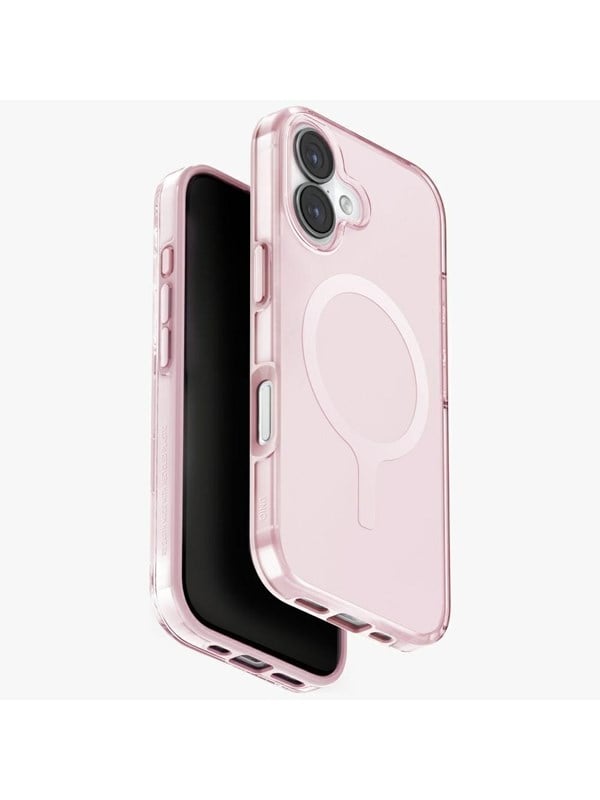 UNIQ Clario Magclick Charging Case for iPhone 17 - Pink