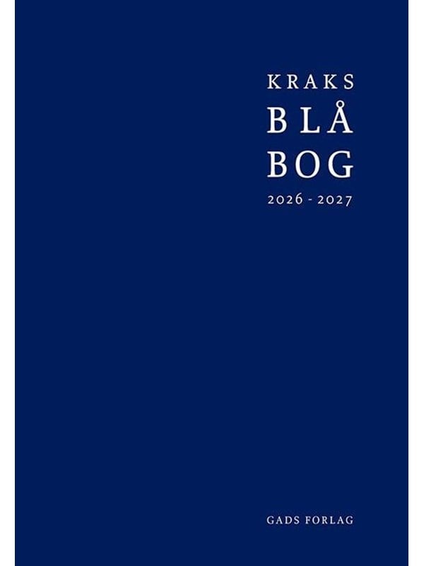 Kraks Blå Bog 2026-2027 - Historie & Samfund - hardback