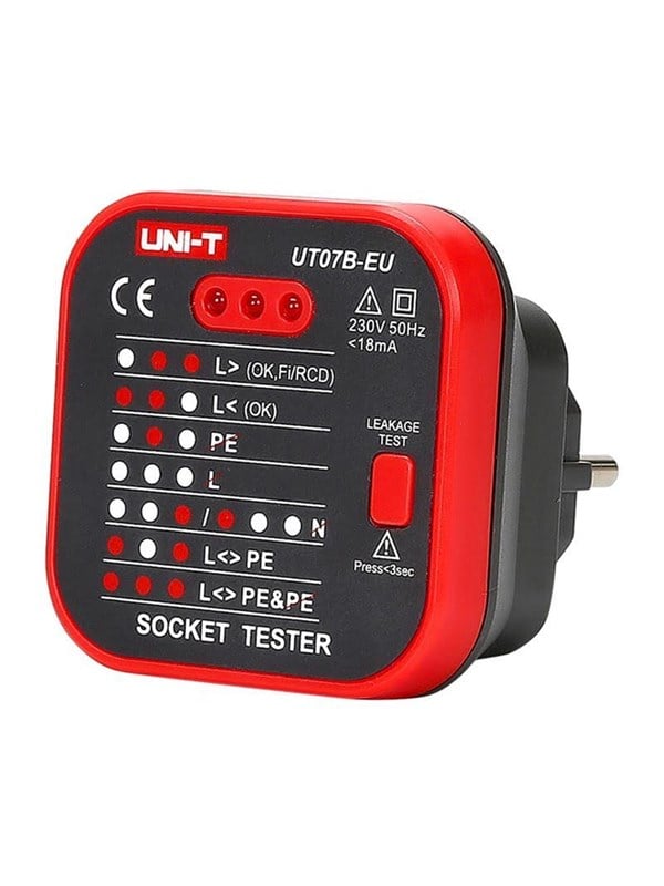 UNI-T UT07B-EU power outlet tester