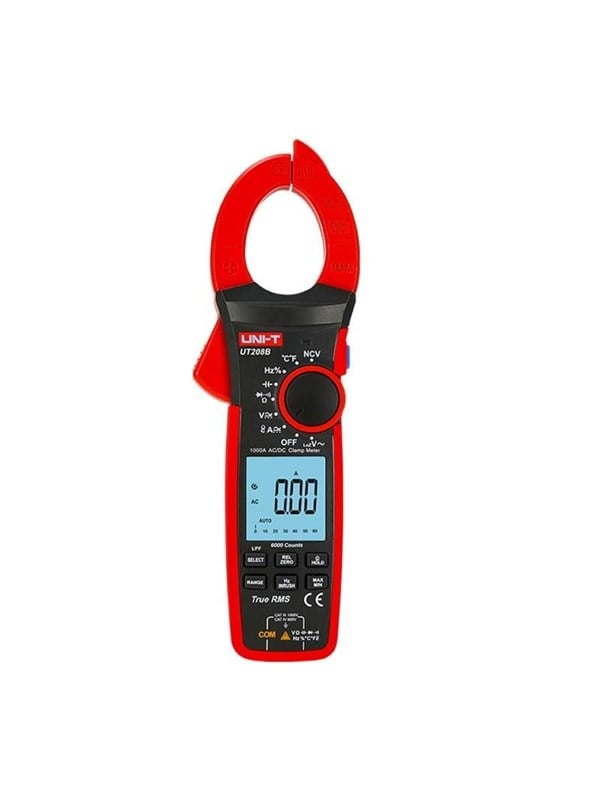 Sroves matningstang 1000V AC/DC, 1000A AC/DC, 60MOm, 60mF analog skala 1000°C, LPF LoZ ACV UNI-T UT208B (6935750542088)