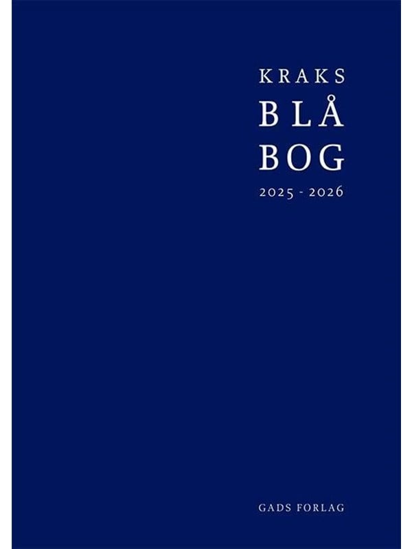 Kraks Blå Bog 2025-2026 - Historie & Samfund - hardback