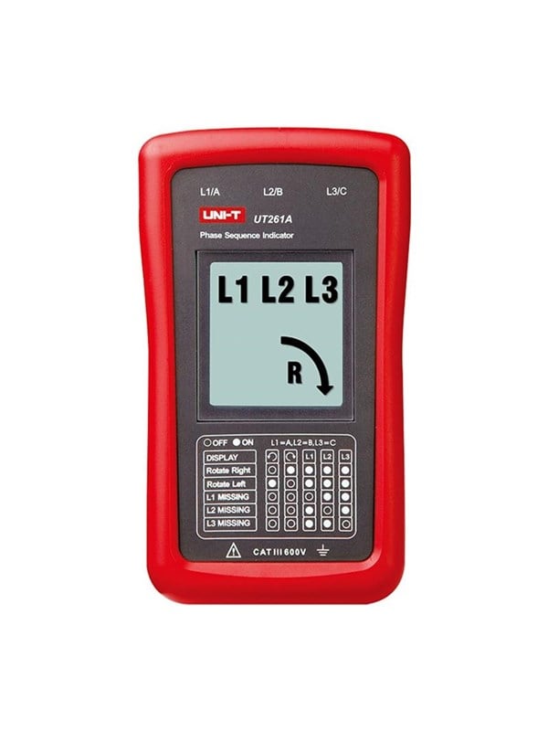 Uni-T UT261A tester for motortilfaser og rotationsretning