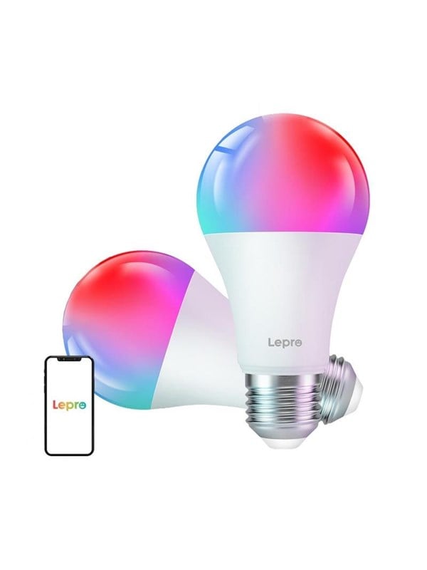 Lepro B2-2 E27 Wi-Fi LED Bulb 1100 lm 2-pack