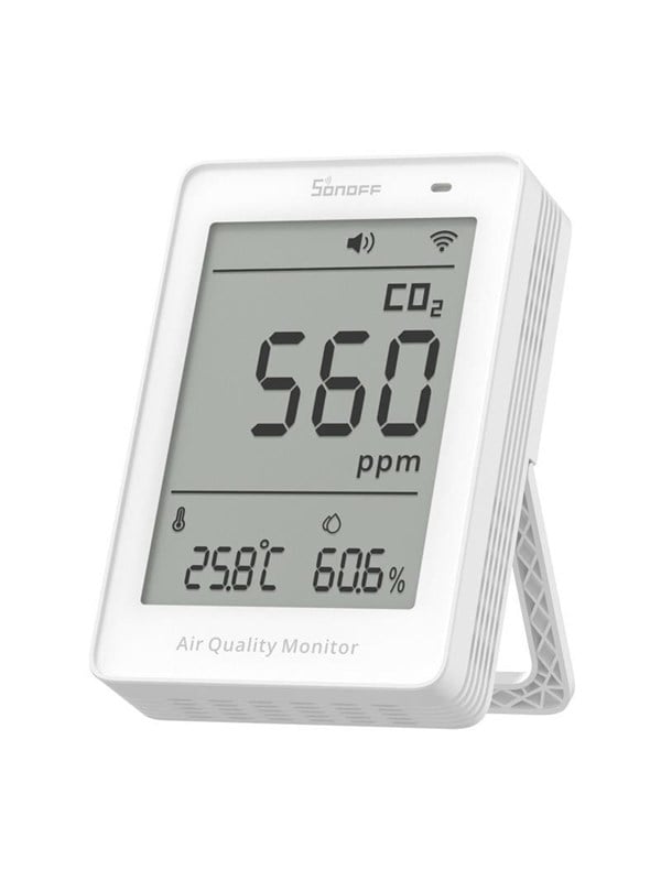 Sonoff AirGuard CO2 SAWF-08P - WiFi luftkvalitetsmåler med LCD