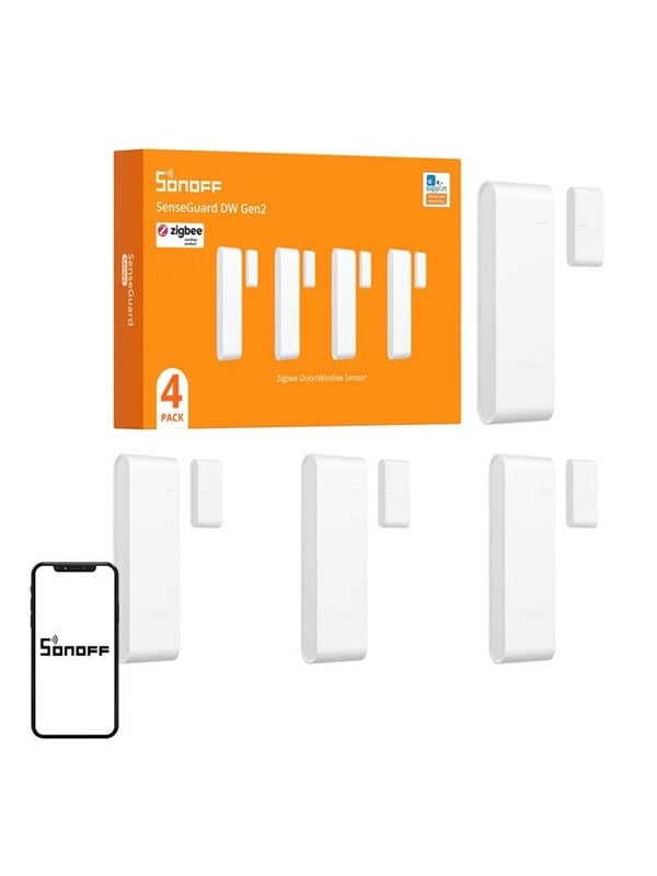 Sonoff SNZB-04PR2 Window and Door Sensor 4-Pack