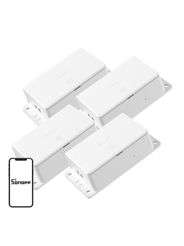 Sonoff SONOFF Basic R5 Gen5 Wi-Fi Matter 10A Afbryder, 4-pak