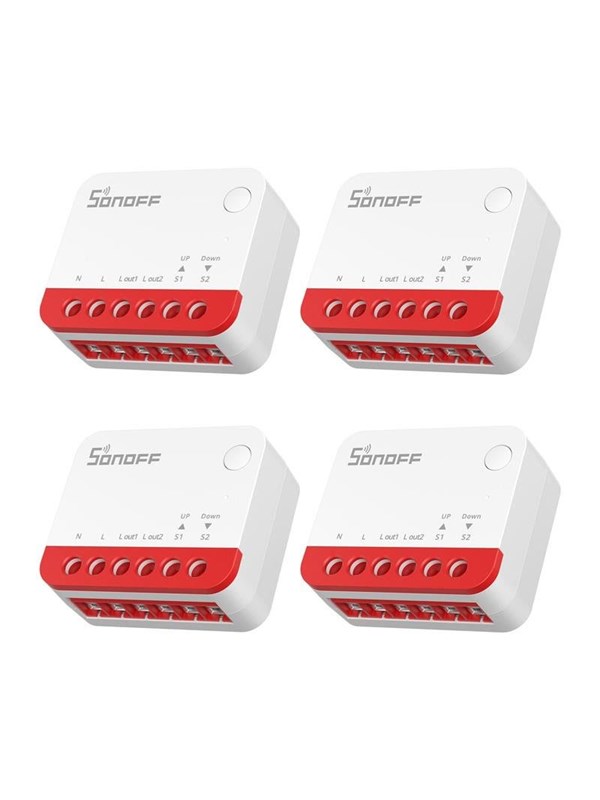 Sonoff Smart ZigBee rulleskoddekontakt MINI-ZBRBS (4pak)