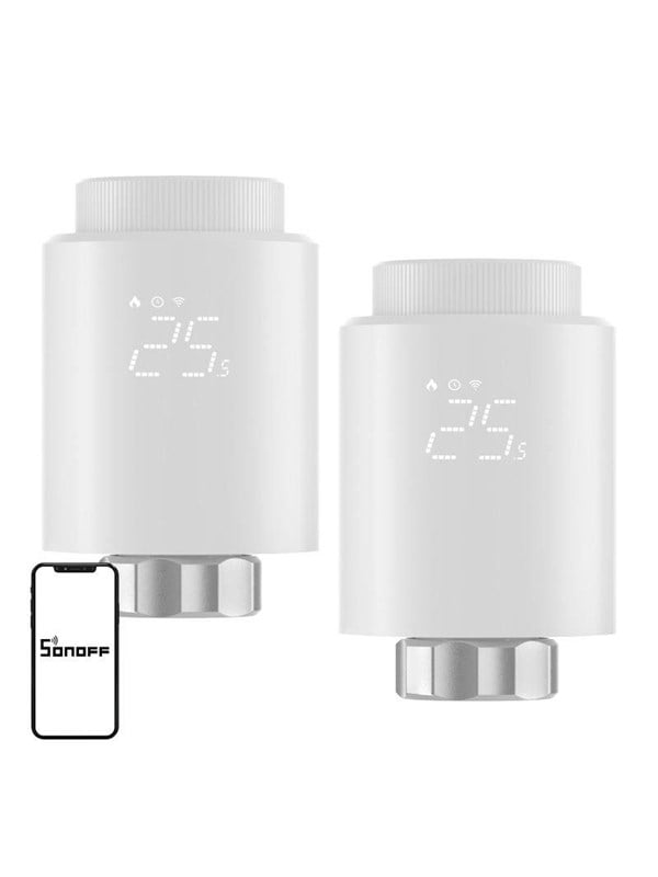Sonoff termostat-hoved SONOFF ZigBee TRVZB, 2-pak