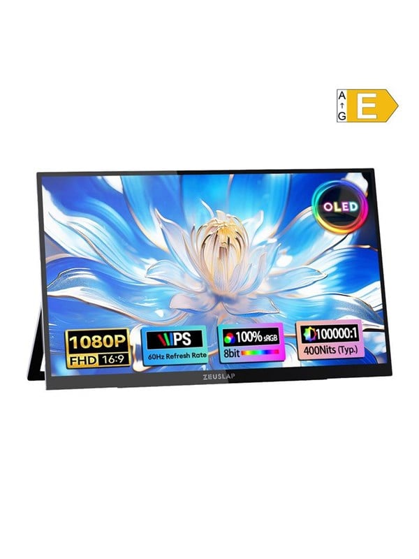 13.3" Zeuslap OL133ED Portable Monitor with a 13.3" Touc
