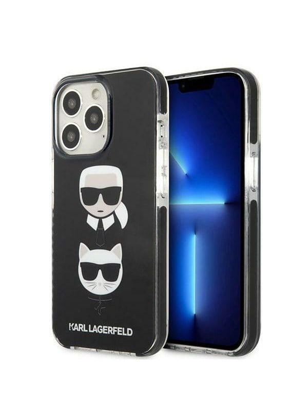 Karl Lagerfeld Karl&Choupette Head Case for iPhone 13 Pro Max - Black
