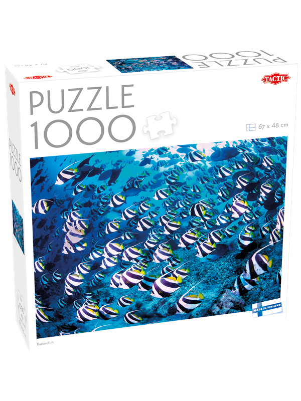 Tactic 1000 pcs puzzle: Bannerfish
