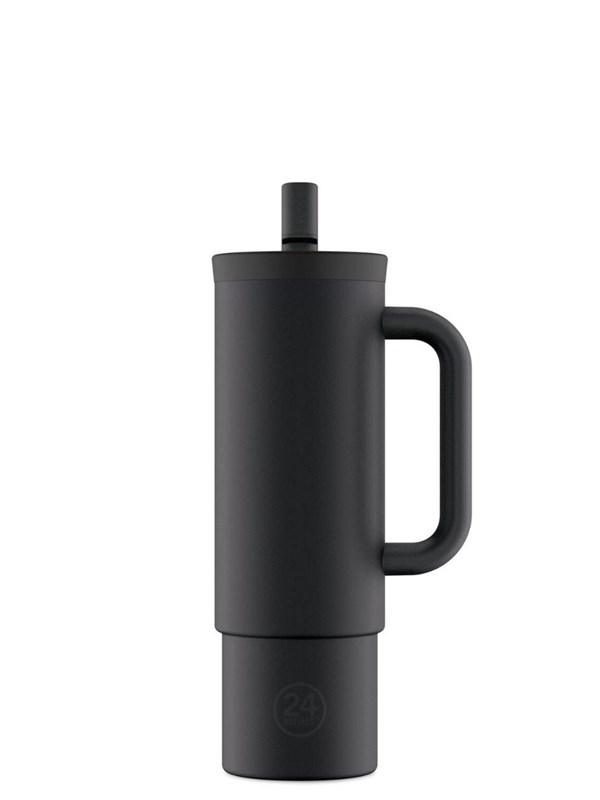 24bottles - Straw Cup - Tuxedo Black - 800 Ml