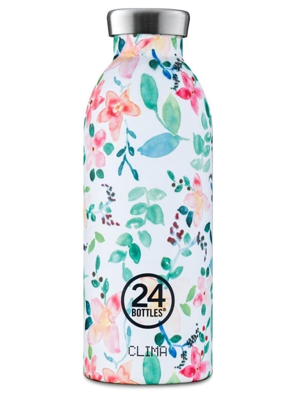 24bottles - Clima - Stone Finish - Little Buds - Multi/mønster - 500 Ml