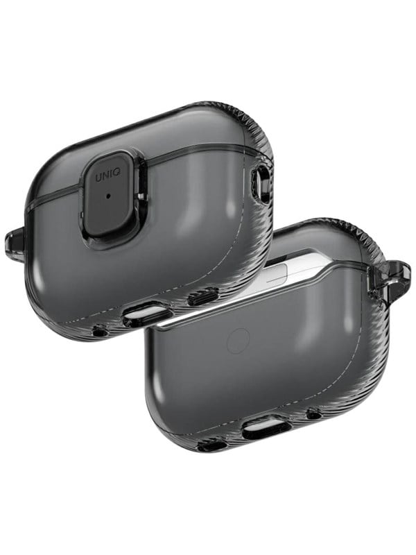 UNIQ Glase Pro Case for AirPods Pro 3 Lock Case - Clear Black