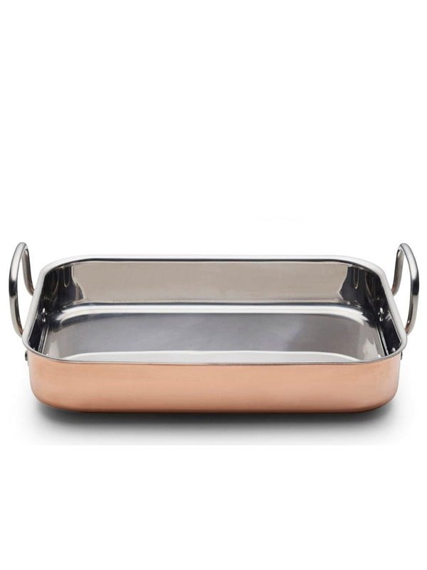 Mette Blomsterberg Bradepande - 35 × 25,5 × 6,3 cm - Kobber