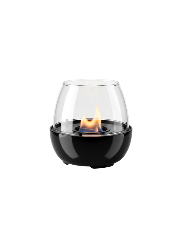 Tenderflame Tulip 18 Reactive Glaze Black