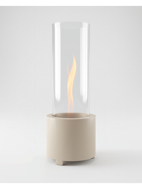 Tenderflame Cycloflame Table Beige Ceramic
