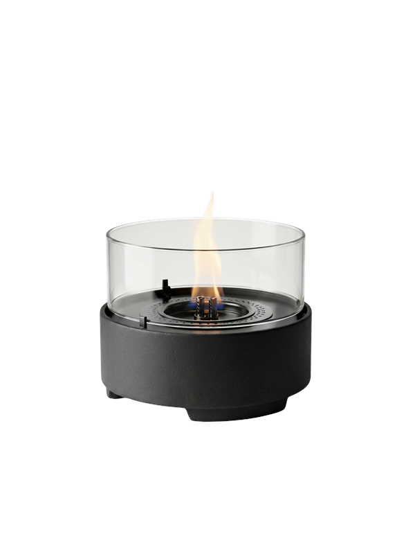 Tenderflame Café 18 Natural Concrete Black