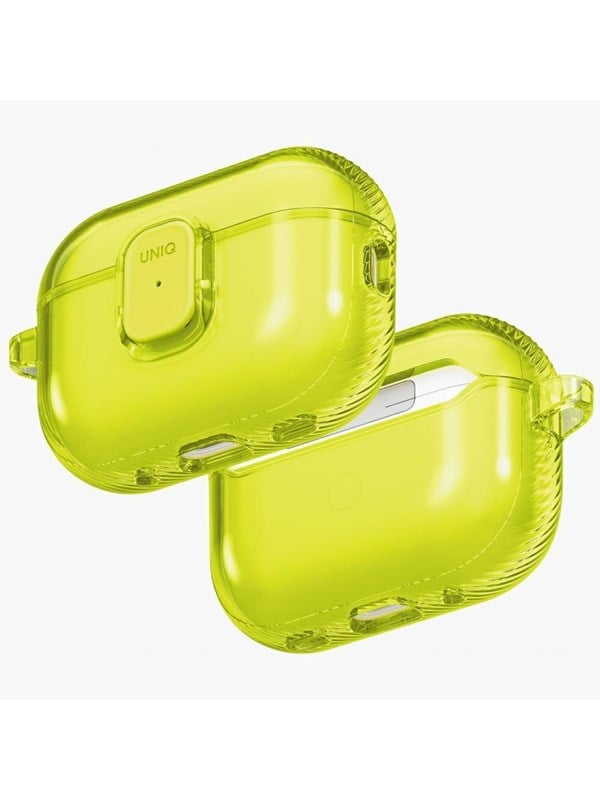 UNIQ Glase Pro Case for AirPods Pro 3 Lock Case - Clear Yellow