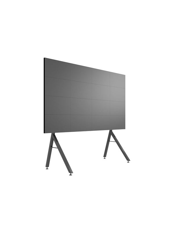 Multibrackets M Pro Series stand - free-standing - for 4x4 video wall - 108" - black - Maks - Maks størrelse