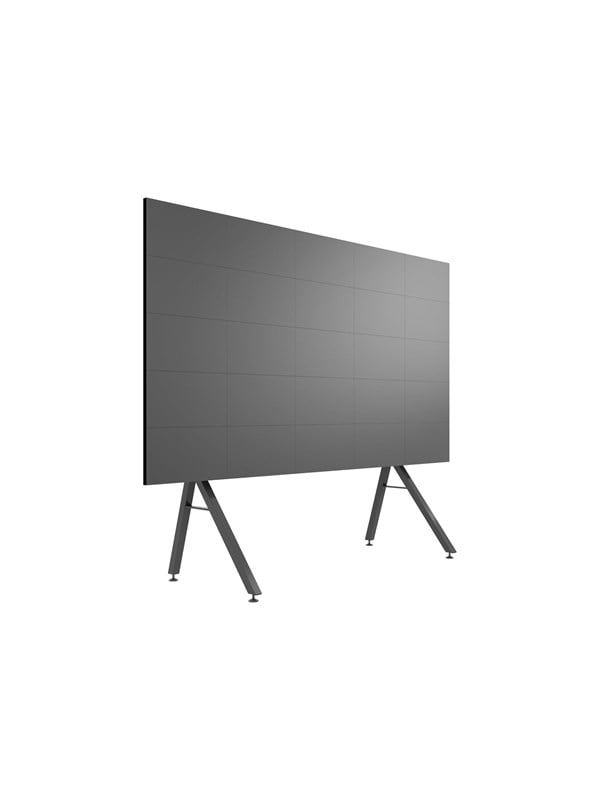 Multibrackets M Pro Series stand - free-standing - for LED display - 5 x 5 - black - Maks - Maks størrelse 136"