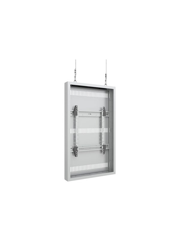 Multibrackets M Pro Series enclosure - medium - for flat panel - high brightness wire - white - Maks 50 kg - Maks størrelse 49"