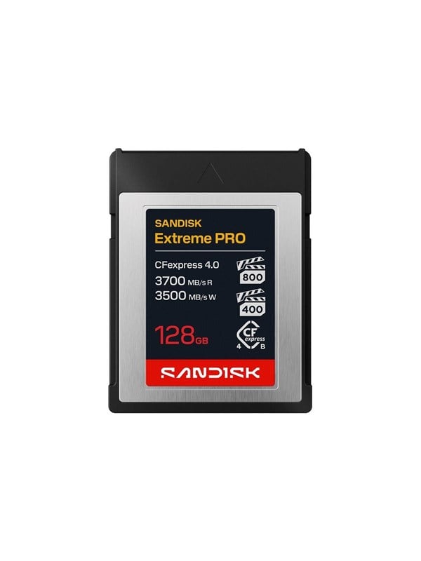 SANDISK Extreme PRO - flash memory card - 128 GB - CFexpress 4.0 Type B